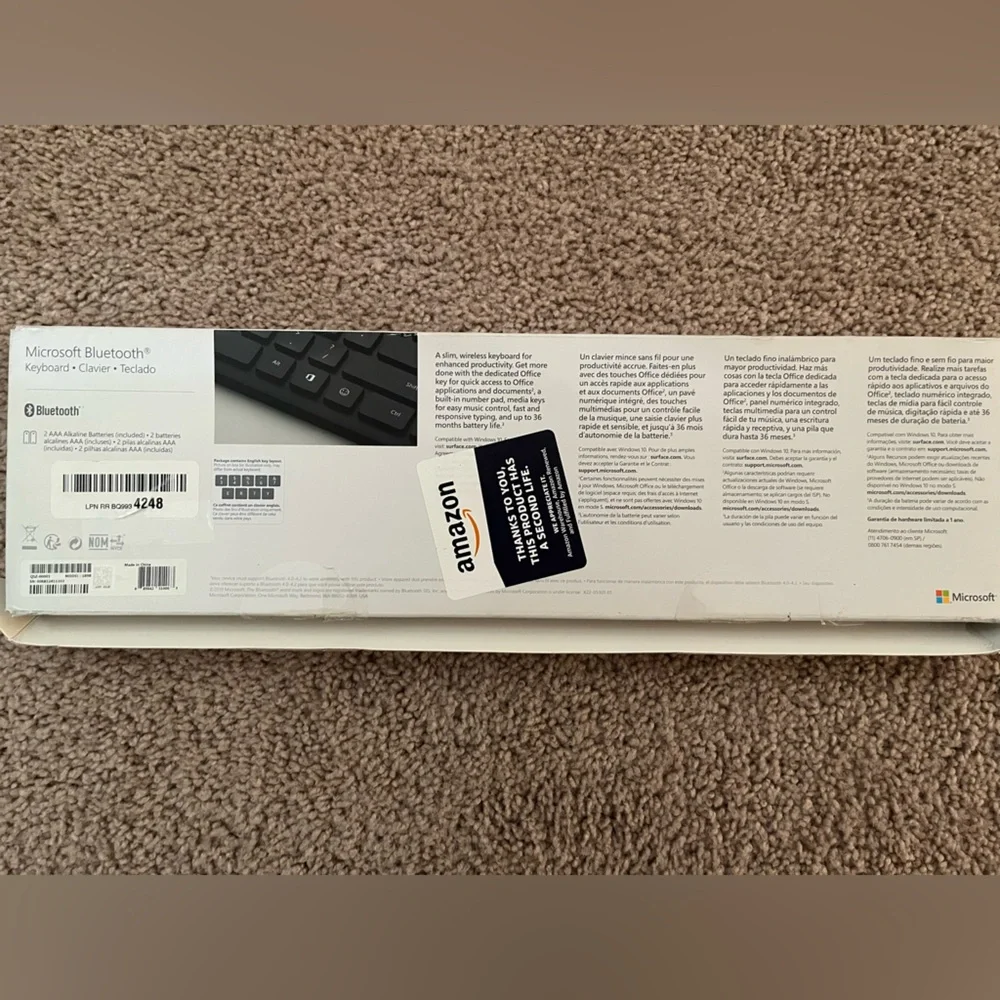 Microsoft Bluetooth Keyboard - Picture 5 of 7